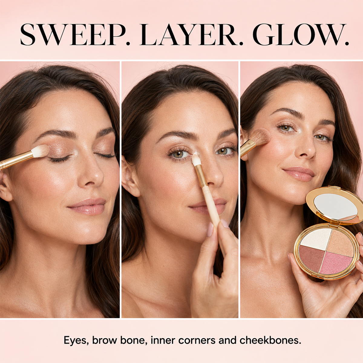 ✨4-in-1 Glow Palette | Create Your Perfect Face Glow In Seconds