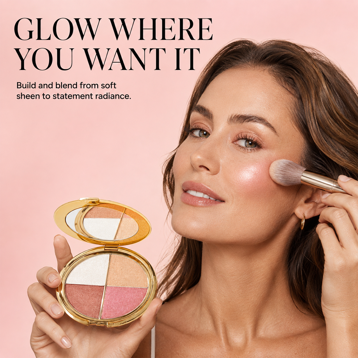 ✨4-in-1 Glow Palette | Create Your Perfect Face Glow In Seconds