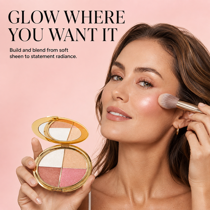 ✨4-in-1 Glow Palette | Create Your Perfect Face Glow In Seconds