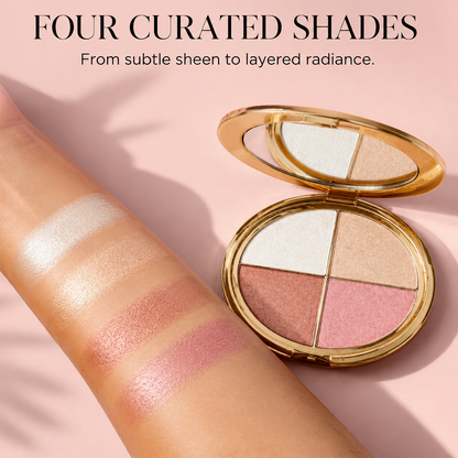 ✨4-in-1 Glow Palette | Create Your Perfect Face Glow In Seconds